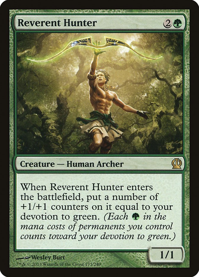 Reverent Hunter [Theros] Foil