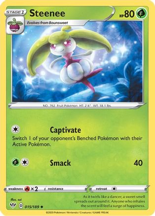 Steenee (015/189) [Sword & Shield: Darkness Ablaze] Reverse Holofoil