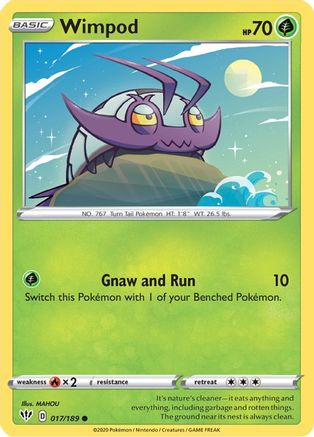 Wimpod (017/189) [Sword & Shield: Darkness Ablaze] Reverse Holofoil