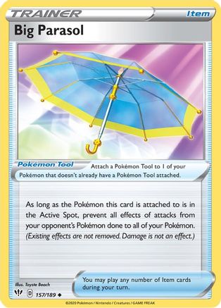 Big Parasol (157/189) [Sword & Shield: Darkness Ablaze] Reverse Holofoil
