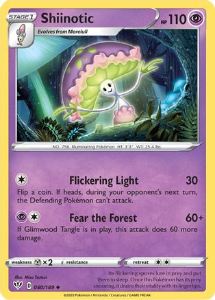 Shiinotic (080/189) [Sword & Shield: Darkness Ablaze] Reverse Holofoil
