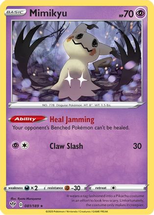 Mimikyu (081/189) [Sword & Shield: Darkness Ablaze] Reverse Holofoil