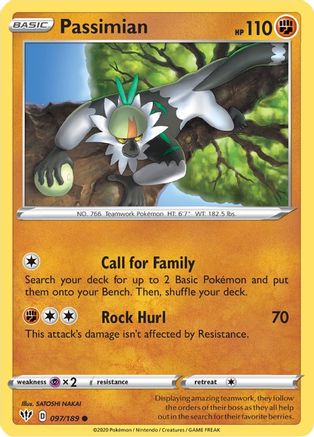 Passimian (097/189) [Sword & Shield: Darkness Ablaze] Reverse Holofoil