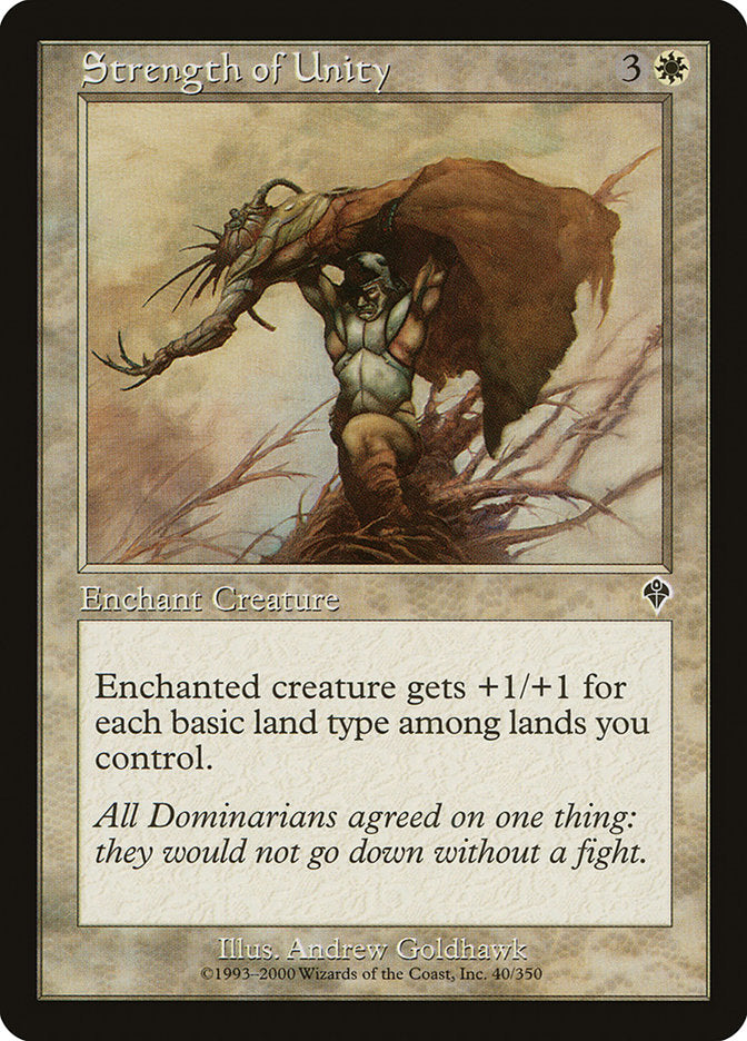 Strength of Unity [Invasion] Foil