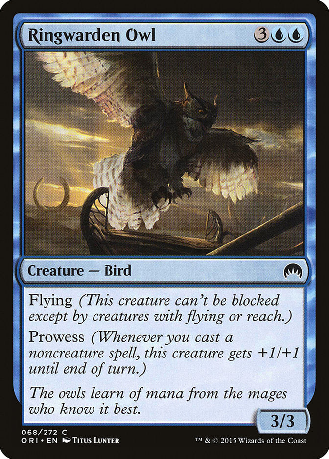 Ringwarden Owl [Magic Origins] Foil
