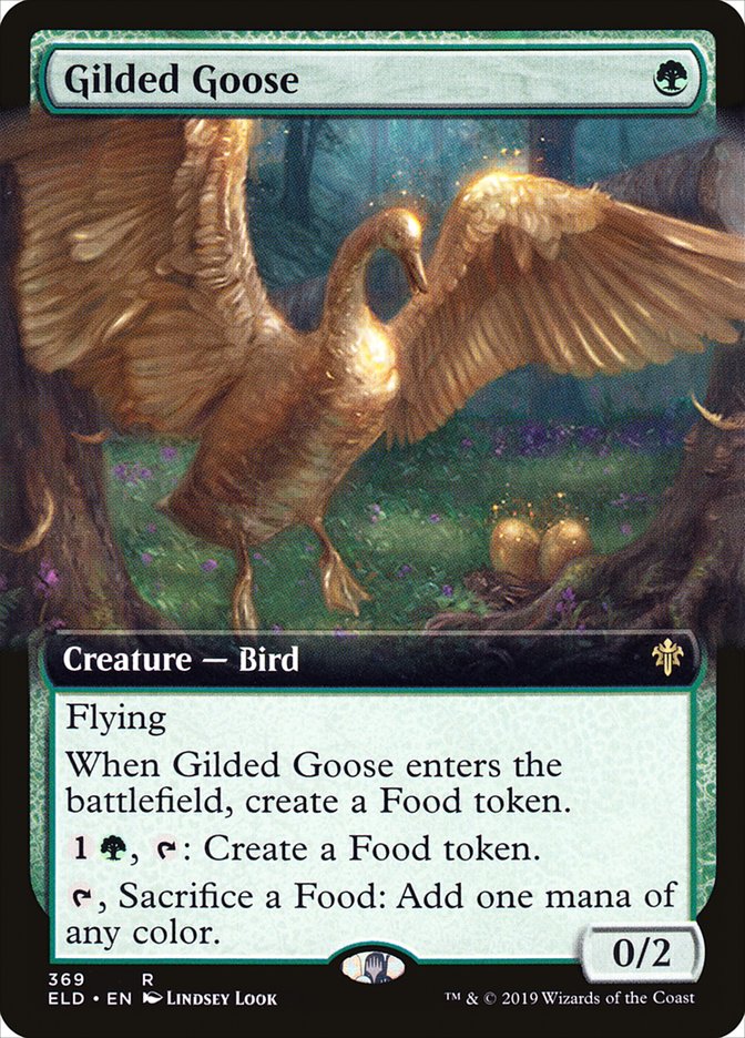 Gilded Goose (Extended Art) [Throne of Eldraine] Foil