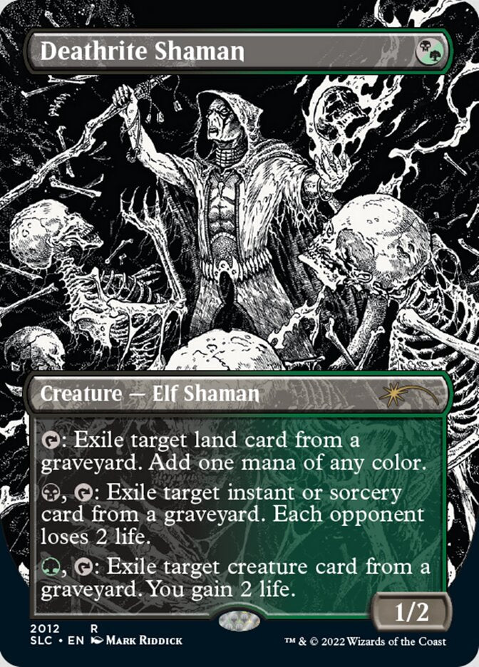 Deathrite Shaman (Borderless) [Secret Lair 30th Anniversary Countdown Kit] Foil