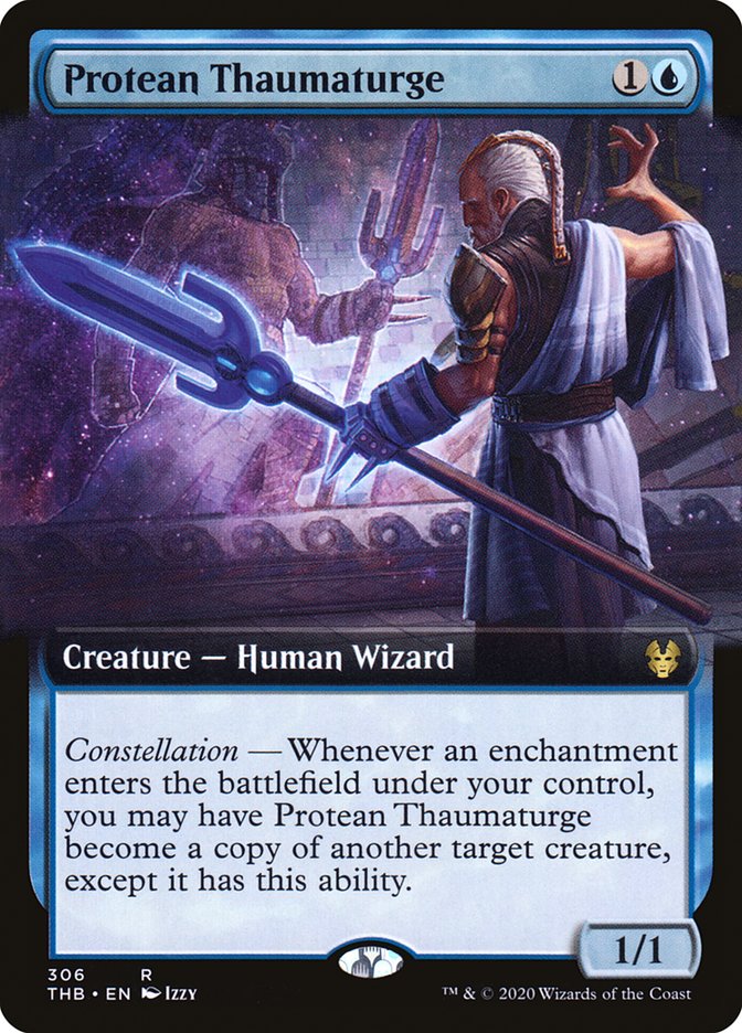 Protean Thaumaturge (Extended Art) [Theros Beyond Death] Foil