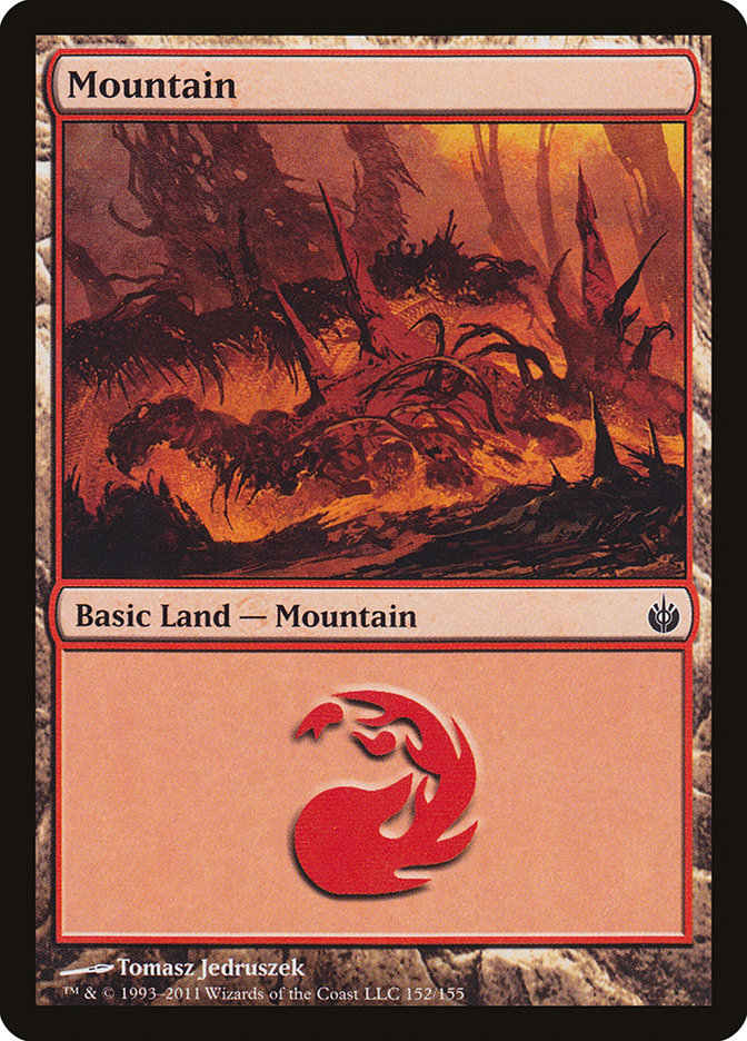 Mountain (152) [Mirrodin Besieged] Foil