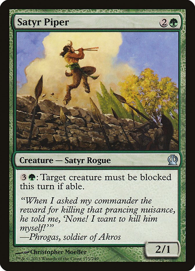 Satyr Piper [Theros] Foil