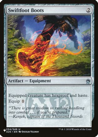 Swiftfoot Boots (A25)  [The List Reprints] Foil