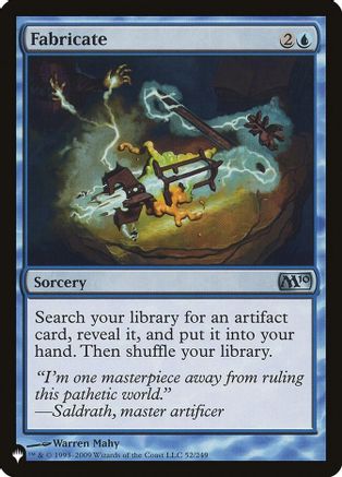 Fabricate  [The List Reprints] Foil