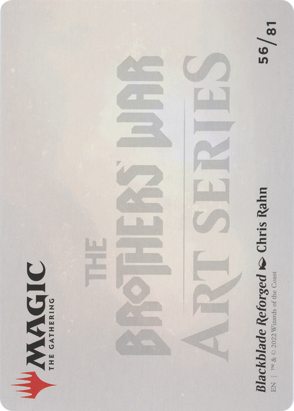 Blackblade Reforged // Blackblade Reforged  [The Brothers' War Art Series] (Borderless)