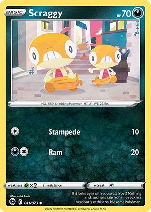 Scraggy (041/073) [Sword & Shield: Champion's Path] Reverse Holofoil