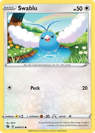 Swablu (048/073) [Sword & Shield: Champion's Path] Reverse Holofoil
