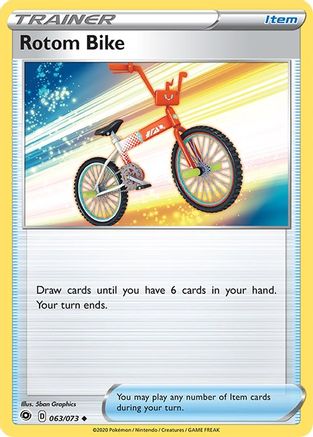Rotom Bike (063/073) [Sword & Shield: Champion's Path] Reverse Holofoil