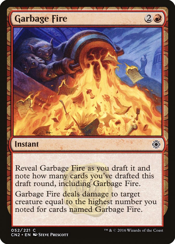 Garbage Fire [Conspiracy: Take the Crown] Foil