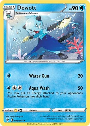 Dewott (034/185) [Sword & Shield: Vivid Voltage] Reverse Holofoil
