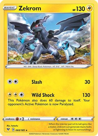 Zekrom (060/185) [Sword & Shield: Vivid Voltage] Reverse Holofoil