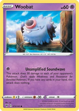 Woobat (073/185) [Sword & Shield: Vivid Voltage] Reverse Holofoil