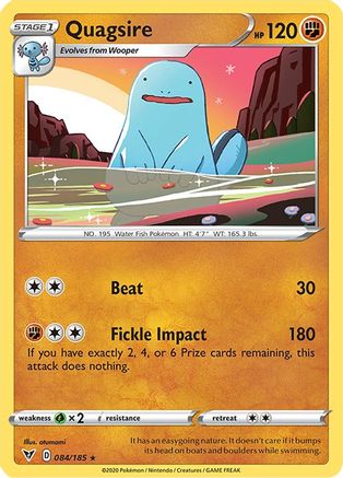 Quagsire (084/185) [Sword & Shield: Vivid Voltage] Reverse Holofoil