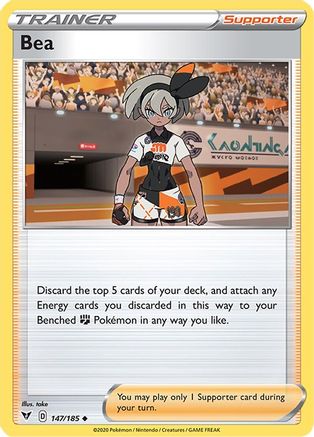 Bea (147/185) [Sword & Shield: Vivid Voltage] Reverse Holofoil