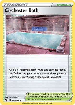 Circhester Bath (150/185) [Sword & Shield: Vivid Voltage] Reverse Holofoil