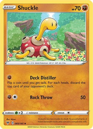 Shuckle (085/185) [Sword & Shield: Vivid Voltage] Reverse Holofoil