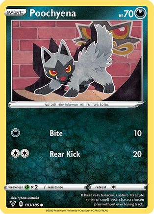 Poochyena (103/185) [Sword & Shield: Vivid Voltage] Reverse Holofoil
