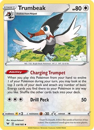 Trumbeak (144/185) [Sword & Shield: Vivid Voltage] Reverse Holofoil