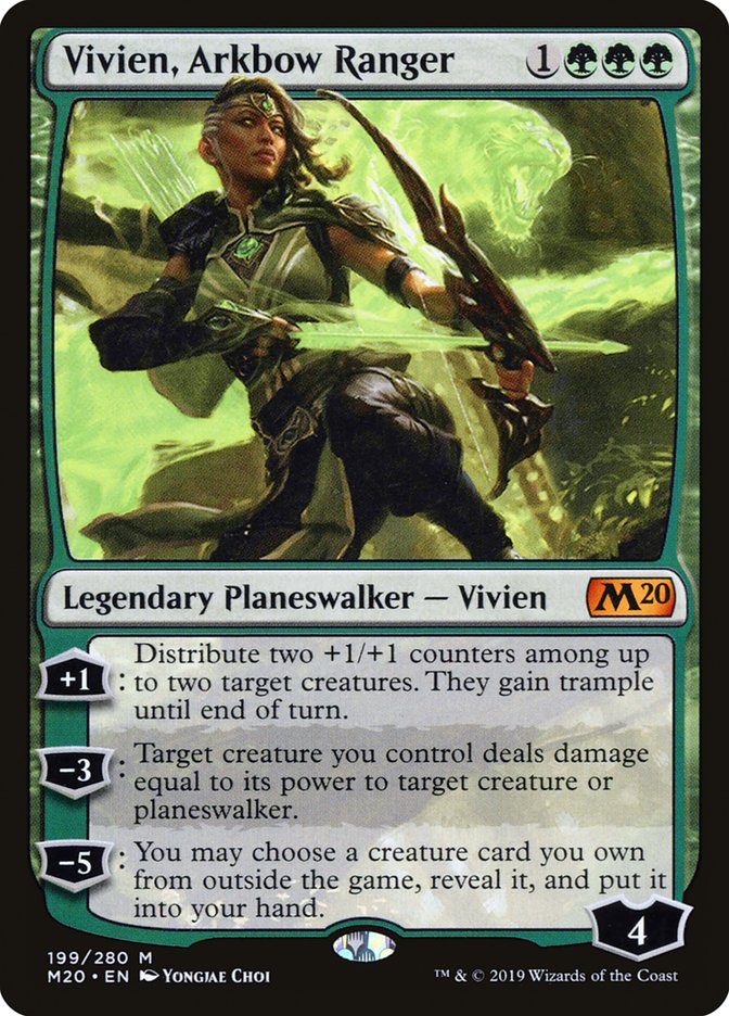Vivien, Arkbow Ranger [Core Set 2020] Foil