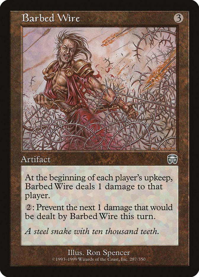 Barbed Wire [Mercadian Masques] Foil