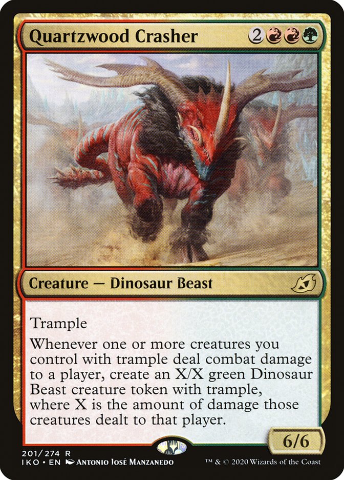 Quartzwood Crasher [Ikoria: Lair of Behemoths] Foil
