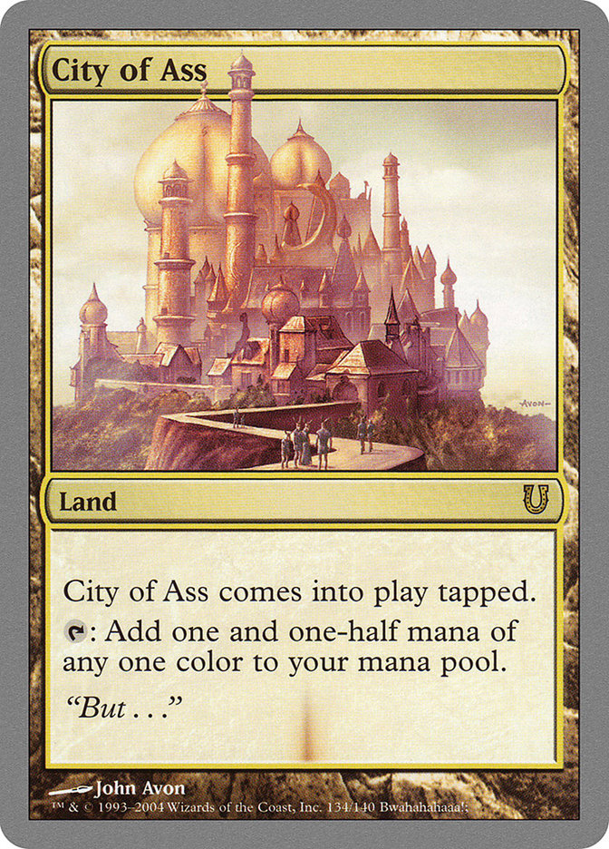 City of Ass [Unhinged] Foil
