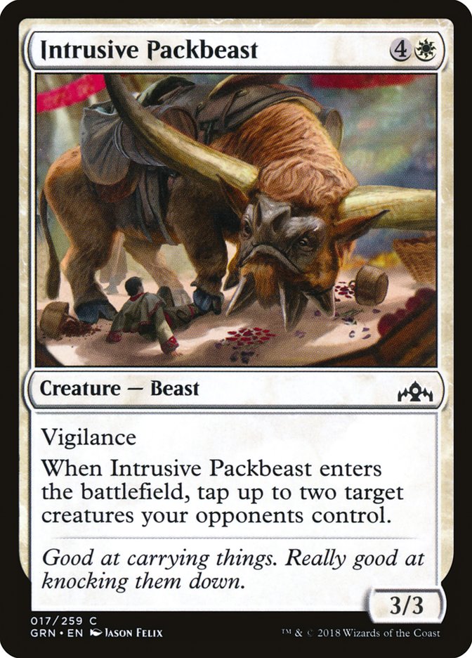 Intrusive Packbeast [Guilds of Ravnica] Foil