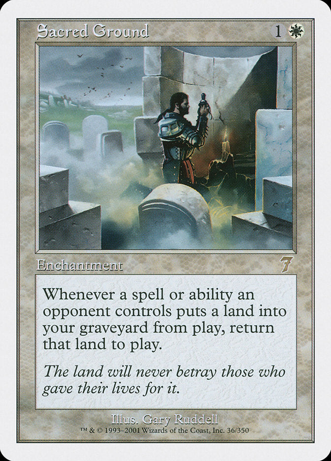 Sacred Ground [Seventh Edition] Foil