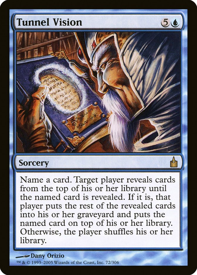 Tunnel Vision [Ravnica: City of Guilds] Foil