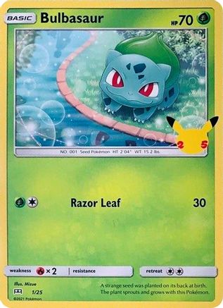 Bulbasaur (1/25) [McDonald's 25th Anniversary] Holofoil