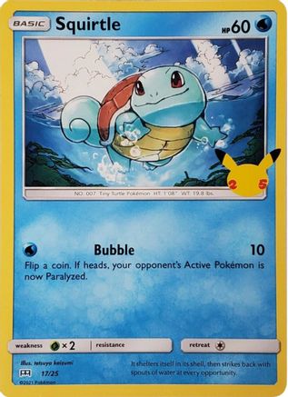 Squirtle (17/25) [McDonald's 25th Anniversary] Holofoil