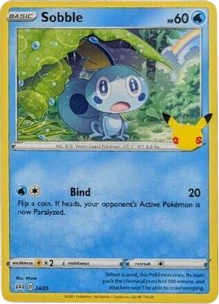 Sobble (24/25) [McDonald's 25th Anniversary] Holofoil