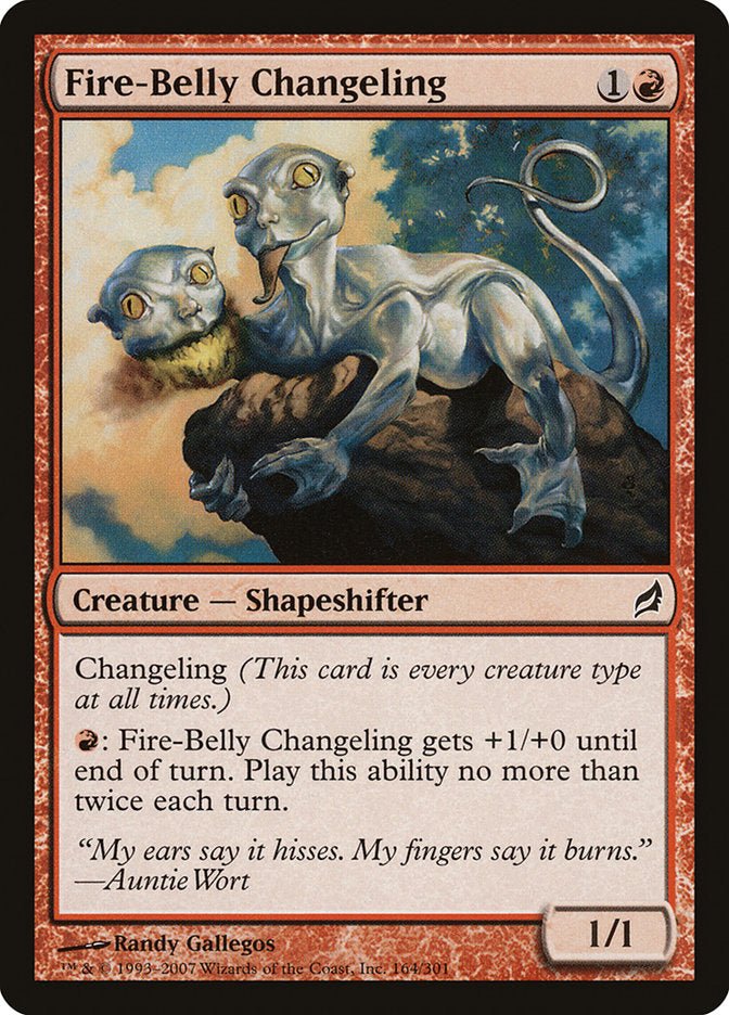Fire-Belly Changeling [Lorwyn] Foil