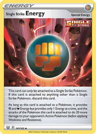 Single Strike Energy (141/163) [Sword & Shield: Battle Styles] Reverse Holofoil