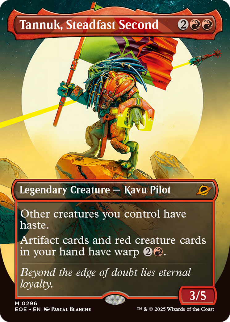 Tannuk, Steadfast Second (Borderless) [Edge of Eternities] Foil