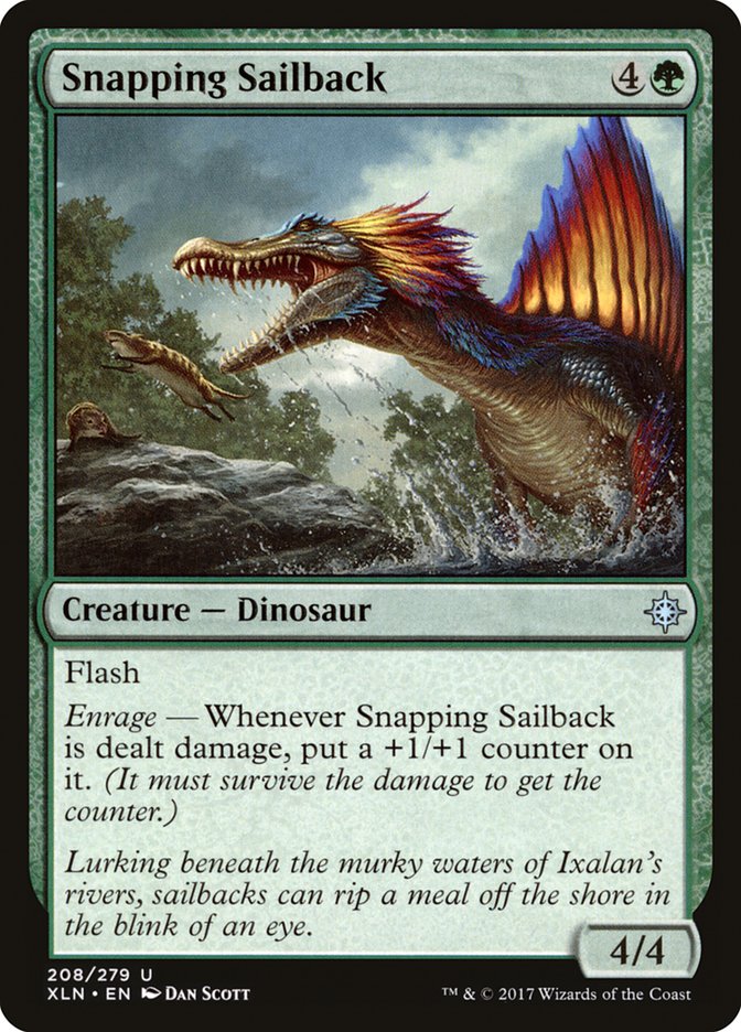 Snapping Sailback [Ixalan] Foil