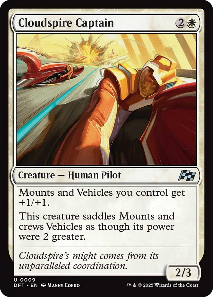 Cloudspire Captain [Aetherdrift] Foil