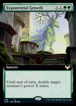 Exponential Growth (Extended Art) [Strixhaven: School of Mages] Foil