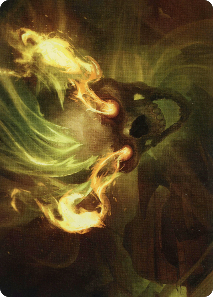 Flameskull // Flameskull  [Adventures in the Forgotten Realms Art Series] (Borderless) Foil
