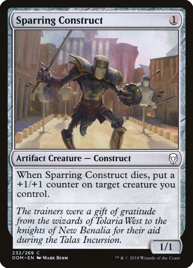 Sparring Construct [Dominaria] Foil
