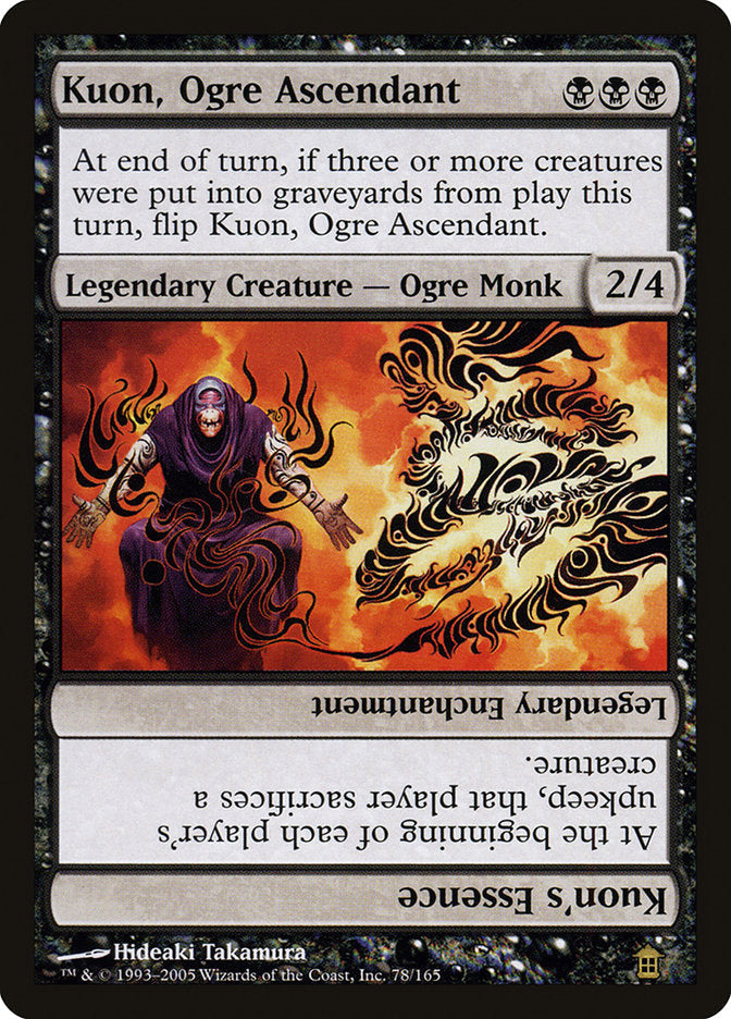 Kuon, Ogre Ascendant // Kuon's Essence [Saviors of Kamigawa] Foil