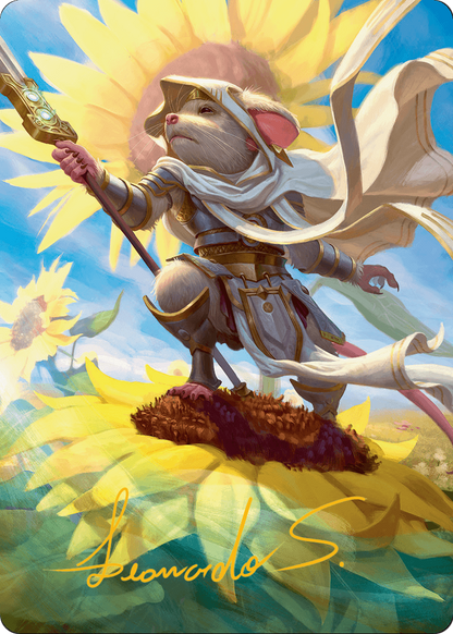 Elspeth, Sun's Champion // Elspeth, Sun's Champion  [Bloomburrow Art Series] (Borderless) Foil